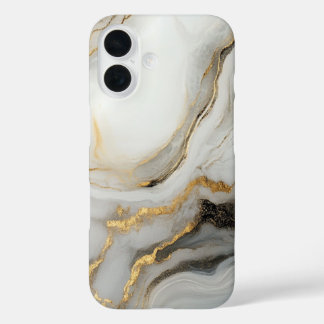 Minimalist Marble - Elegant & Timeless Design iPhone 16 Case