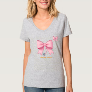 Minimalist Medical Bow T-Shirt