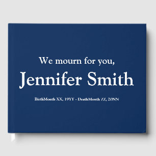 Minimalist Memories Guestbook