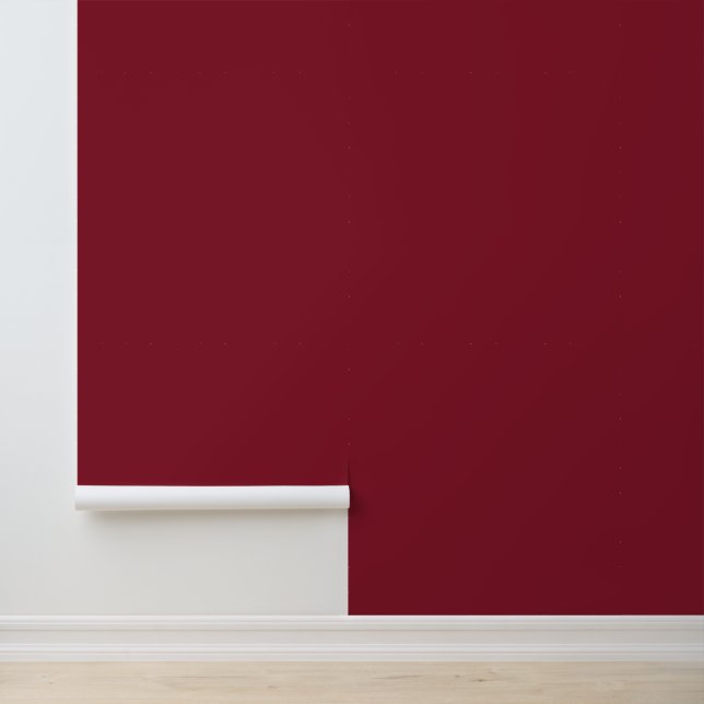 Minimalist merlot red plain solid classic elegant  wallpaper (Application)
