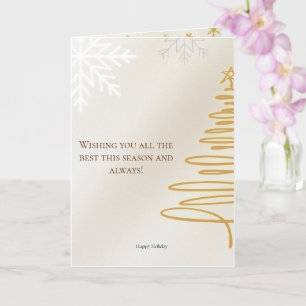 Minimalist Merry Christmas Card 