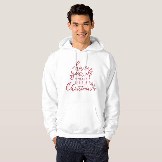 Minimalist Merry Christmas Hoodie (Front Full)