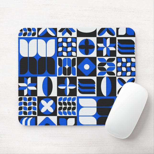 Minimalist Mid century modern Mouse Mat (With Mouse)