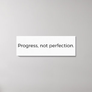Minimalist Mindset Wall Art – Progress Over Perfec