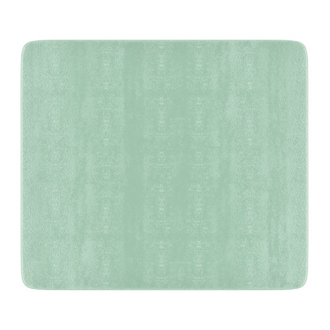 Minimalist Mint Green Cutting Board (Front)