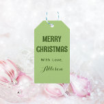 Minimalist Mint Green Retro Merry Christmas Gift Tags<br><div class="desc">Minimalist Mint Green Retro Merry Christmas Gift Tags</div>