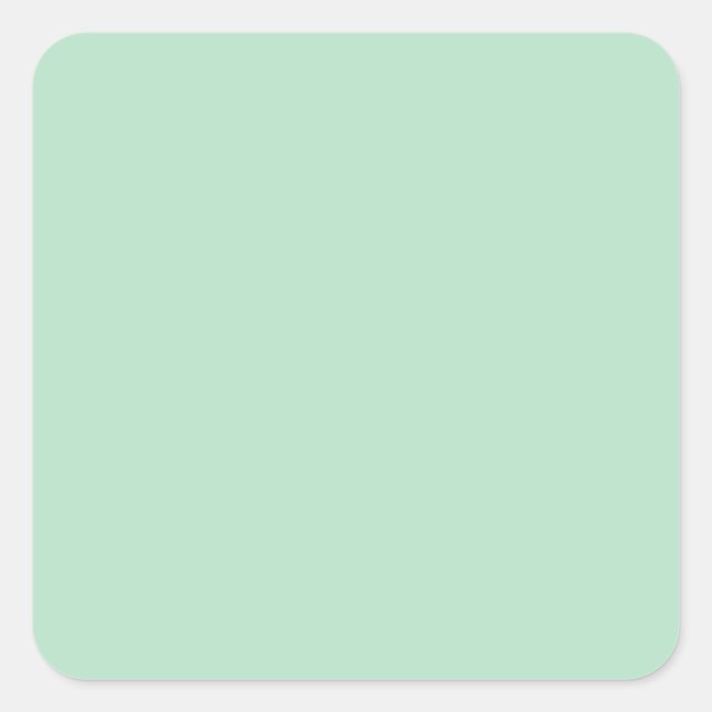 Minimalist Mint Green Sticker (Front)