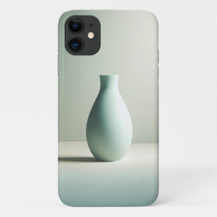Minimalist Mint Green Vase Art - Modern Aesthetic  iPhone 11 Case
