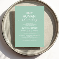  Minimalist Mint Tiny Human Shindig Baby Shower