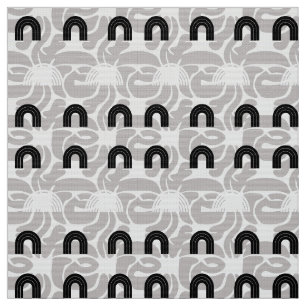 Minimalist Mixed Boho Arches Fabric