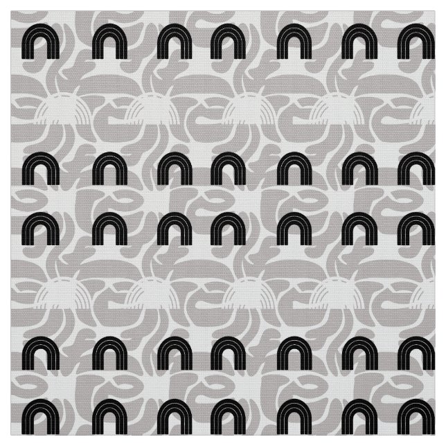 Minimalist Mixed Boho Arches Fabric (Swatch)