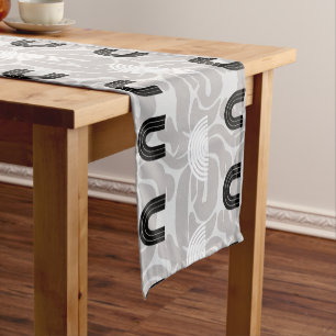 Minimalist Mixed Boho Arches Short Table Runner