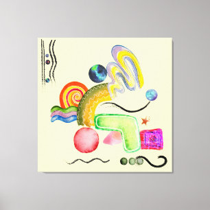 Minimalist Modern Abstract Art Canvas Print