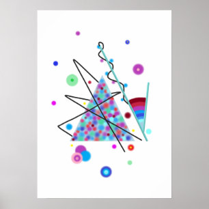 Minimalist Modern Abstract Art No.5 Poster