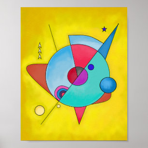 Minimalist Modern Abstract Art No.5 Poster