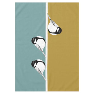 Minimalist Modern Art-Inspired Bird Tablecloth