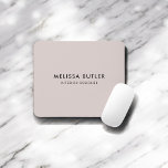 Minimalist Modern Blush Beige Mouse Mat<br><div class="desc">Minimalist and modern mouse pad.</div>