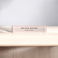 Minimalist Modern Blush Pink Desk Name Plate
