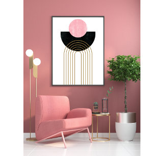  Minimalist Modern Boho Mid Century Contemporary  Poster
