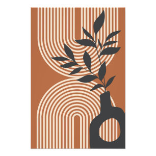 Minimalist modern boho-style wall art
