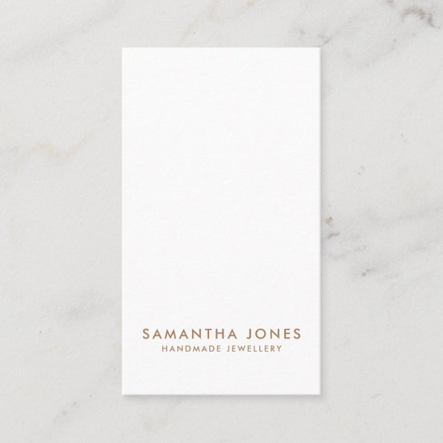 Minimalist Modern Business Card (Front)