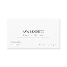 Minimalist Modern Business Card