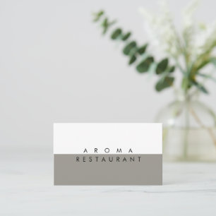 Minimalist Modern Business Card 2 colours