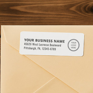 Minimalist Modern Business Logo Chic Black & White