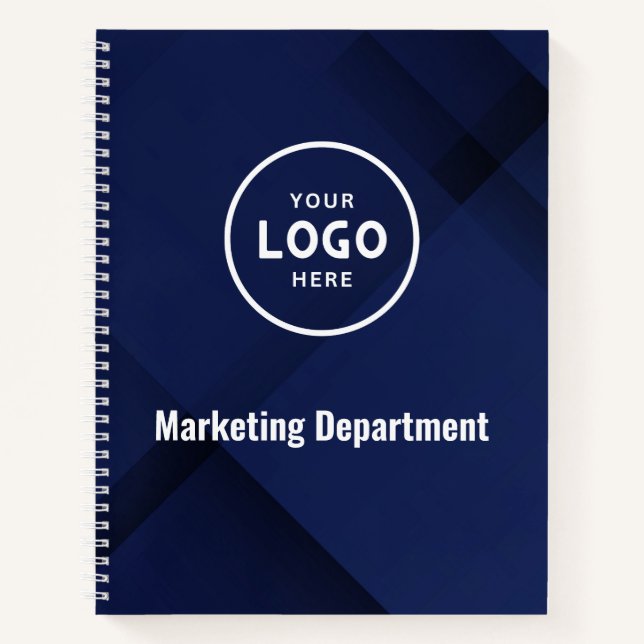 Minimalist Modern Business Logo Notebook (Front)