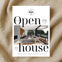 Minimalist Modern Business Open House One Photo