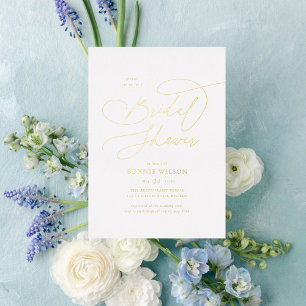 Minimalist Modern Calligraphy Bridal Shower