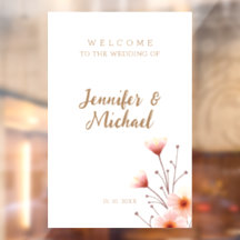 Minimalist Modern Calligraphy Wedding Welcome