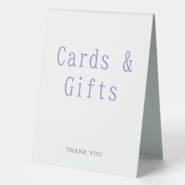 Minimalist Modern Cards & Gifts Wedding Welcome (Front)
