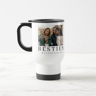 Minimalist Modern Chic Best Friends Travel Mug
