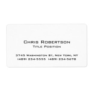 Minimalist Modern Chic Black White Charming