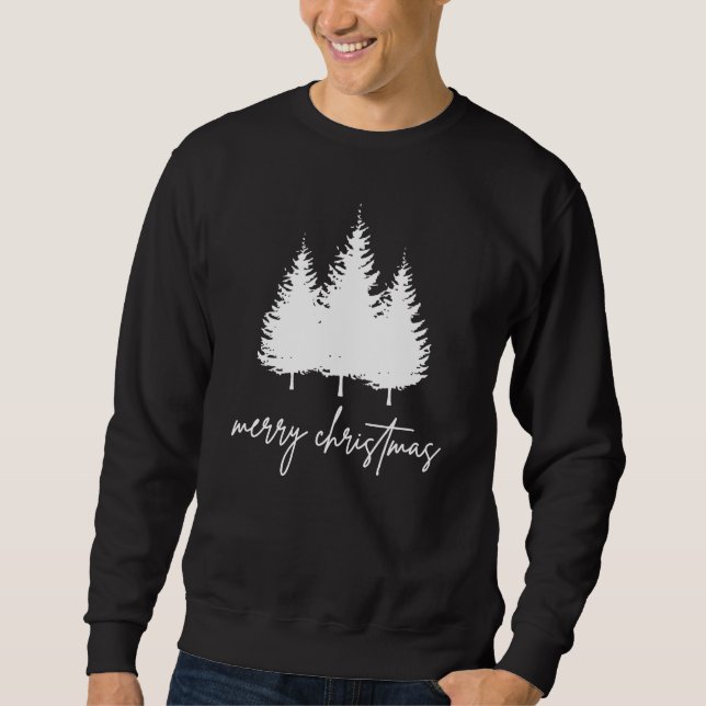 Minimalist Modern Christmas Sweatshirt (Front)