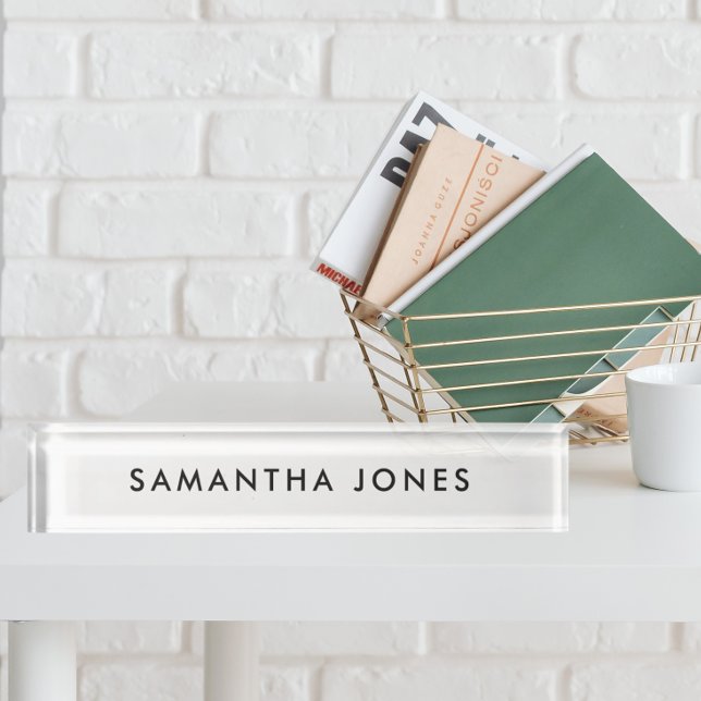 Minimalist Modern Custom Nameplate (Creator Uploaded)