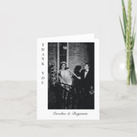 Minimalist Modern Custom Photo Wedding Folded