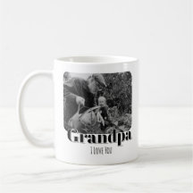 Minimalist Modern customizable Grandpa & son 