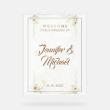 Minimalist Modern Cute Wedding Welcome