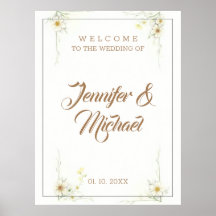 Minimalist Modern Cute Wedding Welcome