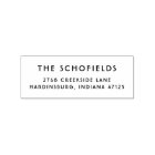 Minimalist Modern Deco Name & Return Address