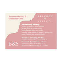 Minimalist Modern Dusty Rose and Cream Abstract