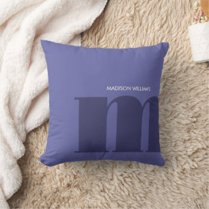 Minimalist Modern Editable Inscription Custom Cushion