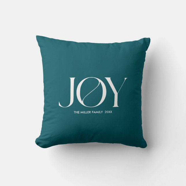  Minimalist Modern Editable Inscription Custom  Cushion (Front)