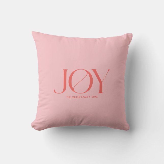  Minimalist Modern Editable Inscription Custom  Cushion (Front)