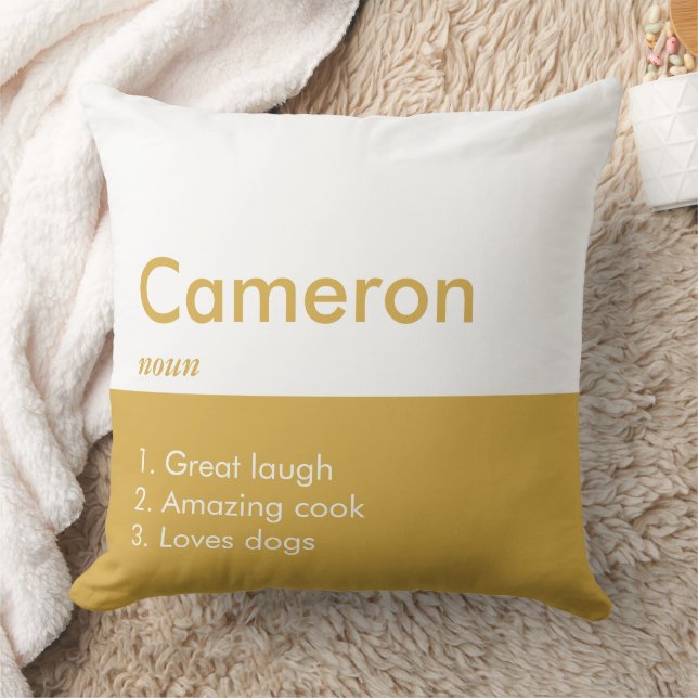  Minimalist Modern Editable Inscription Custom  Cushion (Blanket)