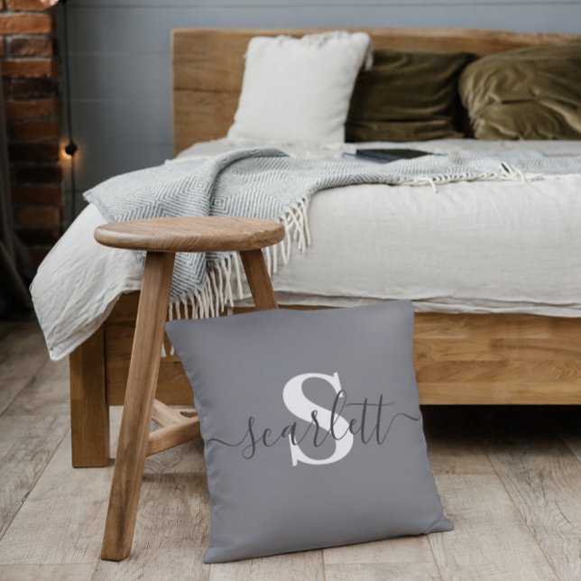  Minimalist Modern Editable Inscription Custom  Cushion (Creator Uploaded)