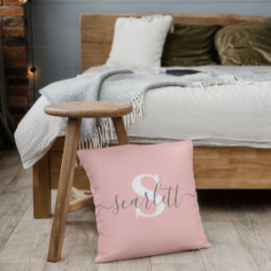 Minimalist Modern Editable Inscription Custom Cushion