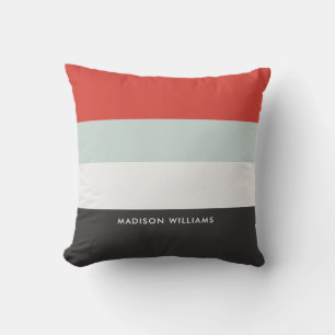 Minimalist Modern Editable Inscription Custom Cushion